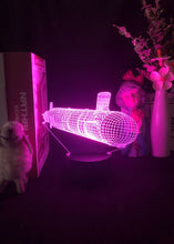 Lade das Bild in den Galerie-Viewer, 3D LED Nachtlampe mit U-Boot Motiv kaufen
