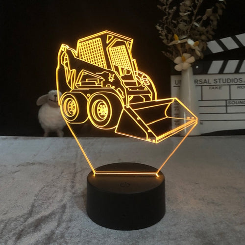 3D LED Hologramm Nachtlampe Bagger kaufen