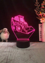 Lade das Bild in den Galerie-Viewer, 3D LED Hologramm Nachtlampe Bagger kaufen
