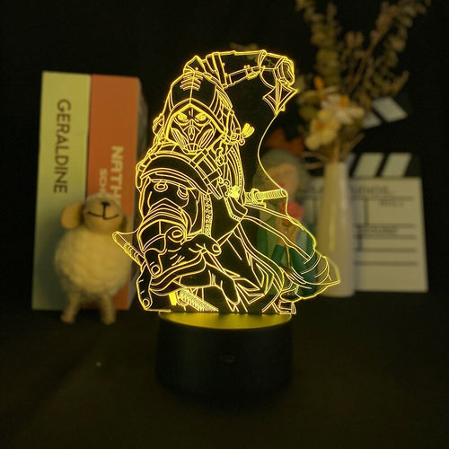 Scorpion aus Mortal Kombat LED Nacht Licht Lampe kaufen