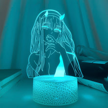 Lade das Bild in den Galerie-Viewer, 3D LED Nachtlicht Darling in the Franxx kaufen
