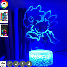 Lade das Bild in den Galerie-Viewer, 3D LED Hologramm Nachtlampe Final Fantasy Chocobo kaufen
