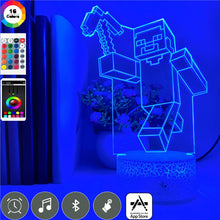Lade das Bild in den Galerie-Viewer, Minecraft Roboter 3D Lampe kaufen
