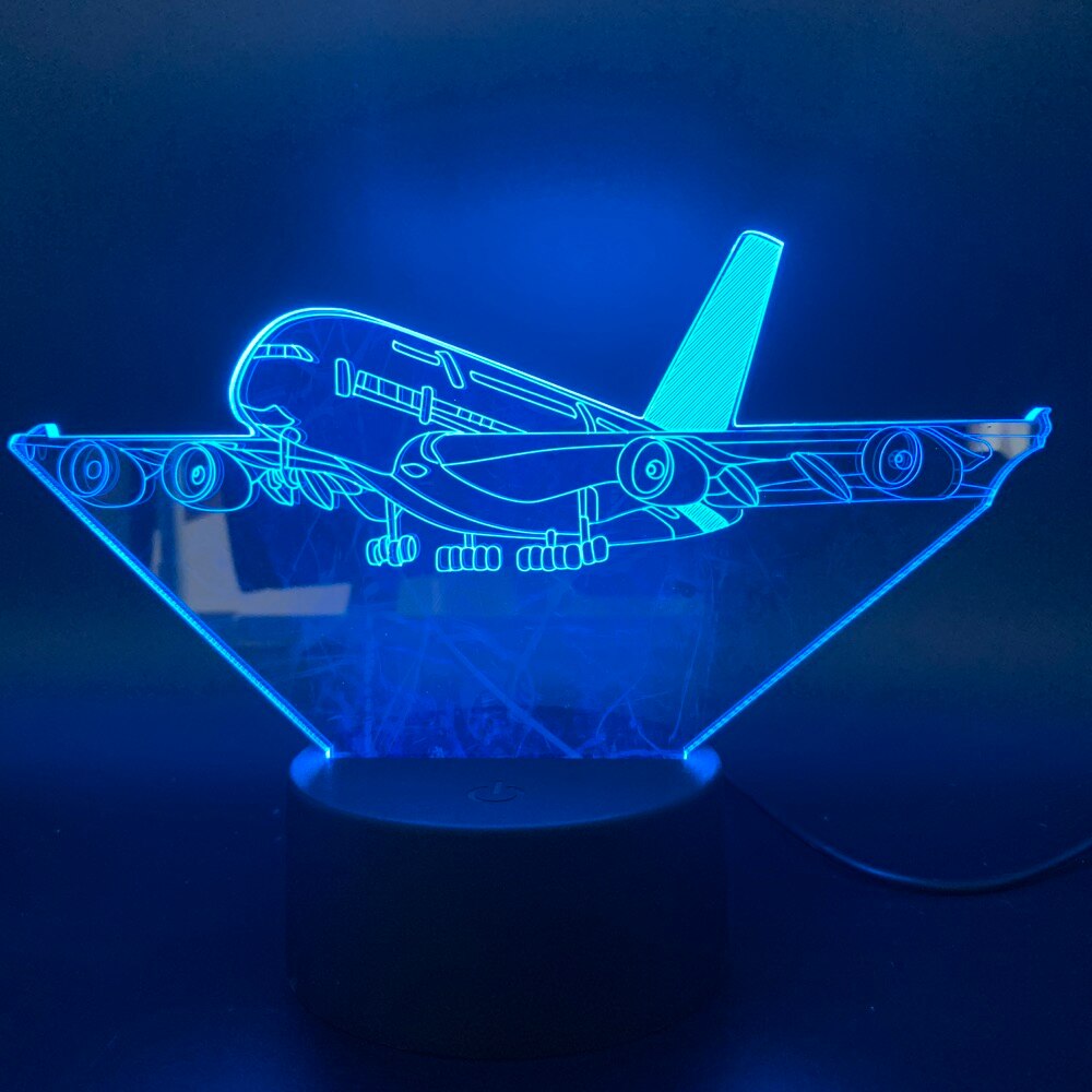 A380 Nachtlampe mit 3D LED Effekt kaufen