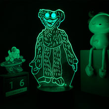 Lade das Bild in den Galerie-Viewer, Huggy Wuggy LED-Lampe mit 3D Effekt kaufen
