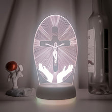 Lade das Bild in den Galerie-Viewer, Jesus Christus Die Kreuzigung von Jesus LED-Lampe Nachtlicht kaufen
