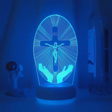 Lade das Bild in den Galerie-Viewer, Jesus Christus Die Kreuzigung von Jesus LED-Lampe Nachtlicht kaufen
