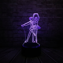 Lade das Bild in den Galerie-Viewer, 3D LED Lampe - Tanzendes Paar - Mit magischen Farbwechsel Effekt kaufen
