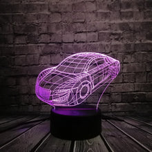 Lade das Bild in den Galerie-Viewer, Super Roadster GTR Lampe - 3D Effekt - Farbwechsel kaufen
