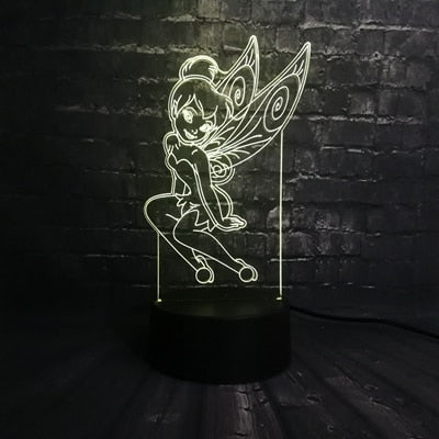 Minnie Maus / Mickey Maus 3D Lampe mit Farbwechsel Effekt kaufen