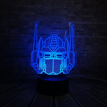 Lade das Bild in den Galerie-Viewer, 3D LED Lampe Transformer - Nachtlicht - Tischlampe kaufen
