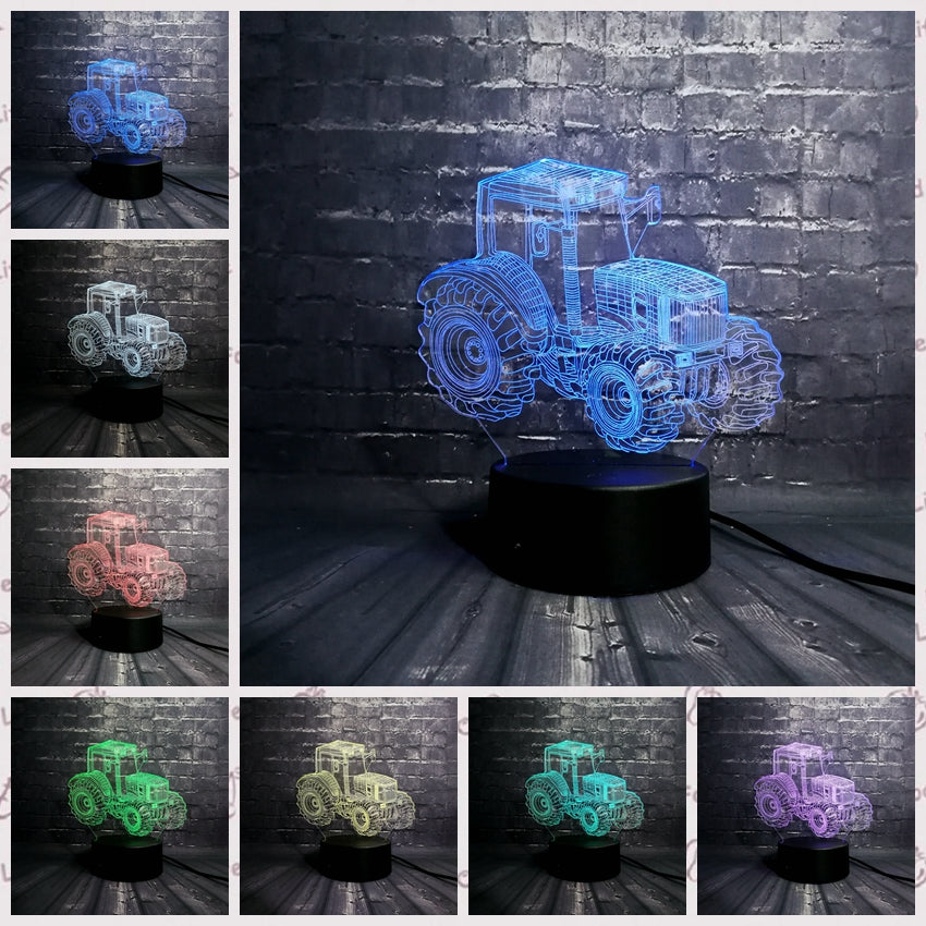 3D LED Lampe im Auto Design - Verschiedene Marken - Magischer