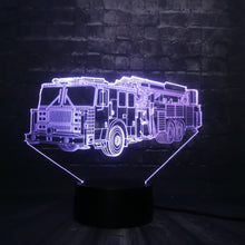 Lade das Bild in den Galerie-Viewer, LKW, Truck Lampe mit 3D Effekt und Farbwechsel kaufen
