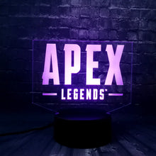 Lade das Bild in den Galerie-Viewer, APEX Legends Lampe mit 3D Effekt und wechselnden Farben kaufen
