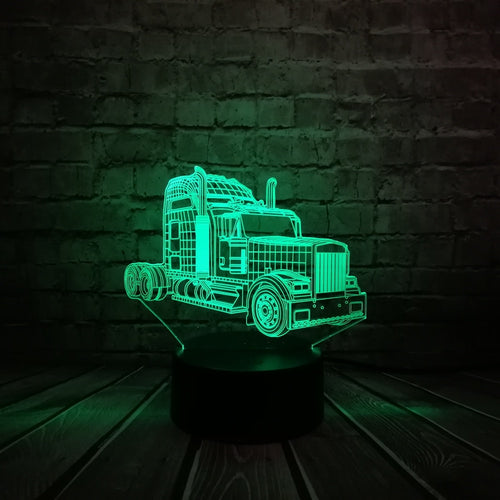 Truck 3D LED Lampe Optimus - Mit Farbwechsel Effekt - bis zu 7 Farben kaufen