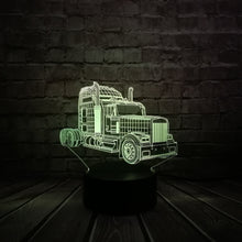 Lade das Bild in den Galerie-Viewer, Truck 3D LED Lampe Optimus - Mit Farbwechsel Effekt - bis zu 7 Farben kaufen
