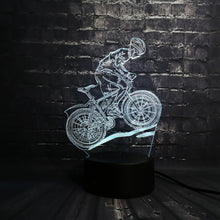 Lade das Bild in den Galerie-Viewer, Motorcross 3D LED Lampe mit Farbwechsel kaufen
