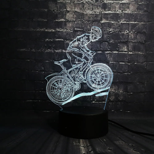 Motorcross 3D LED Lampe mit Farbwechsel kaufen